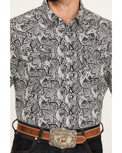 Men's Mamba Paisley Print Long Sleeve Western Snap Shirt - | Cody James Clothing