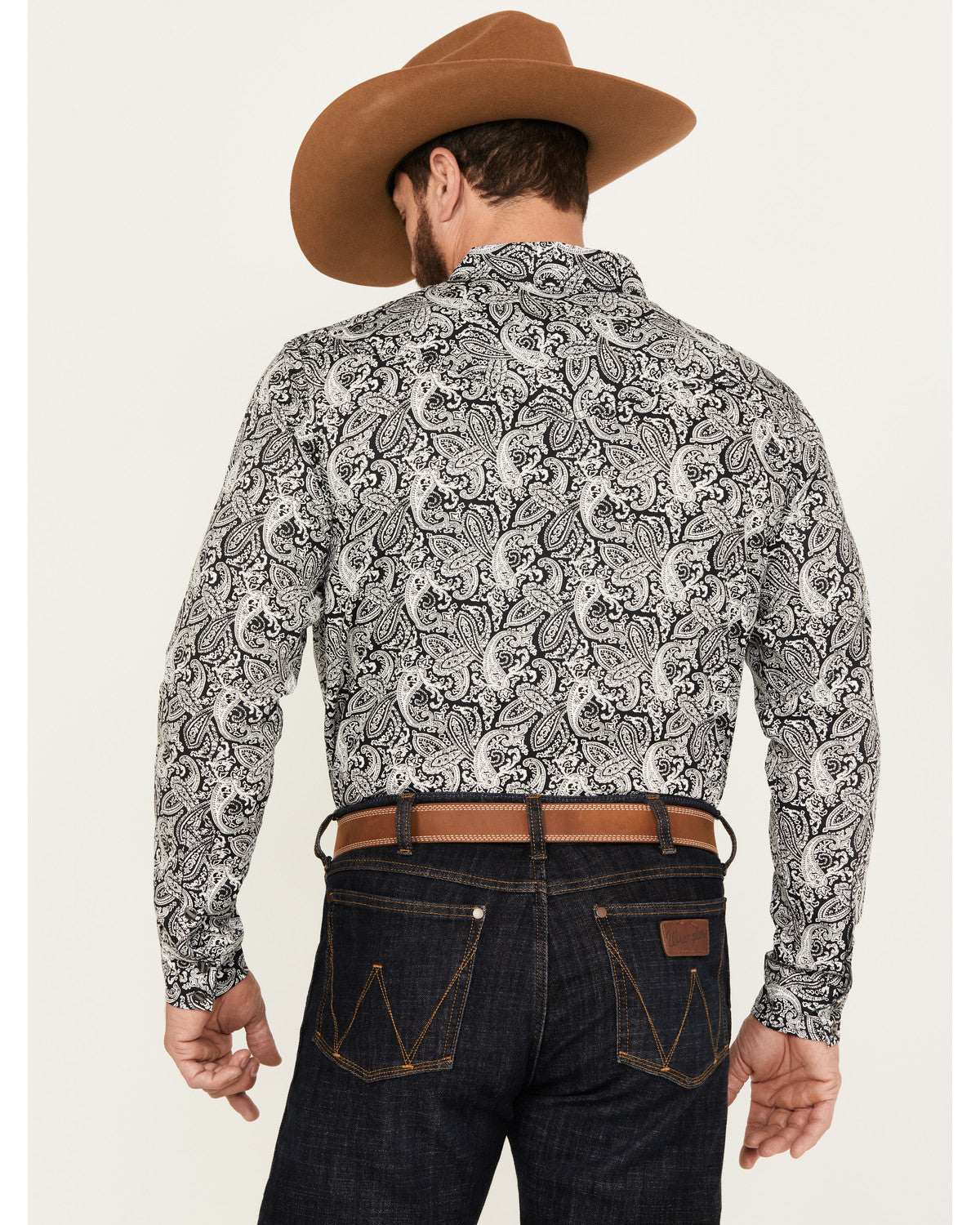 Men's Mamba Paisley Print Long Sleeve Western Snap Shirt - | Cody James Clothing