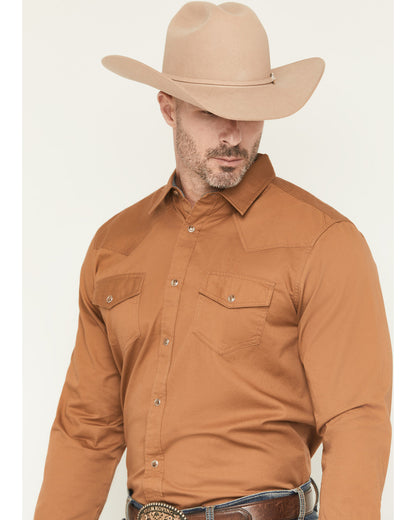 Men's Treadstone Solid Long Sleeve Snap Western Shirt - Big | Cody James Clothing