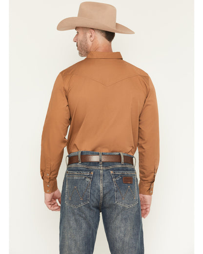 Men's Treadstone Solid Long Sleeve Snap Western Shirt - Big | Cody James Clothing
