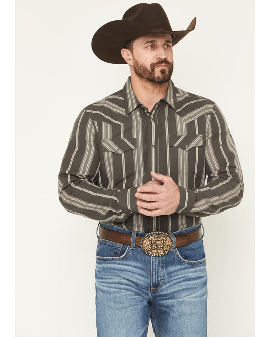 Men's Harpeth Striped Long Sleeve Snap Western Shirt | Cody James Clothing