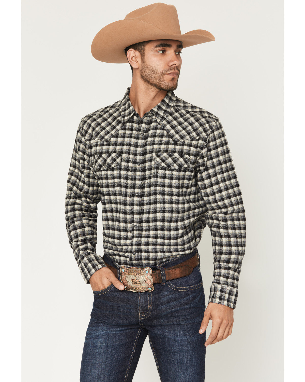Men's Ozark Highlands Plaid Print Long Sleeve Snap Flannel | Cody James Clothing|Sale