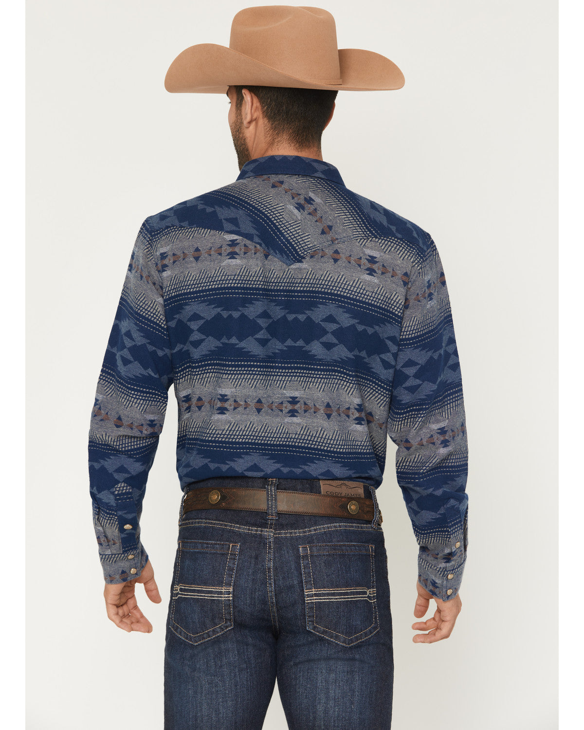 Men's Arrow Bear Southwestern Long Sleeve Snap Flannel Shir | Cody James Clothing|Sale