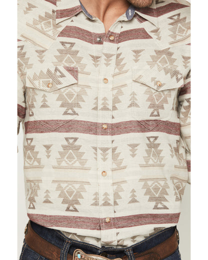 Men's Sierra Nevada Southwestern Print Long Sleeve Snap Wes | Cody James Clothing|Sale