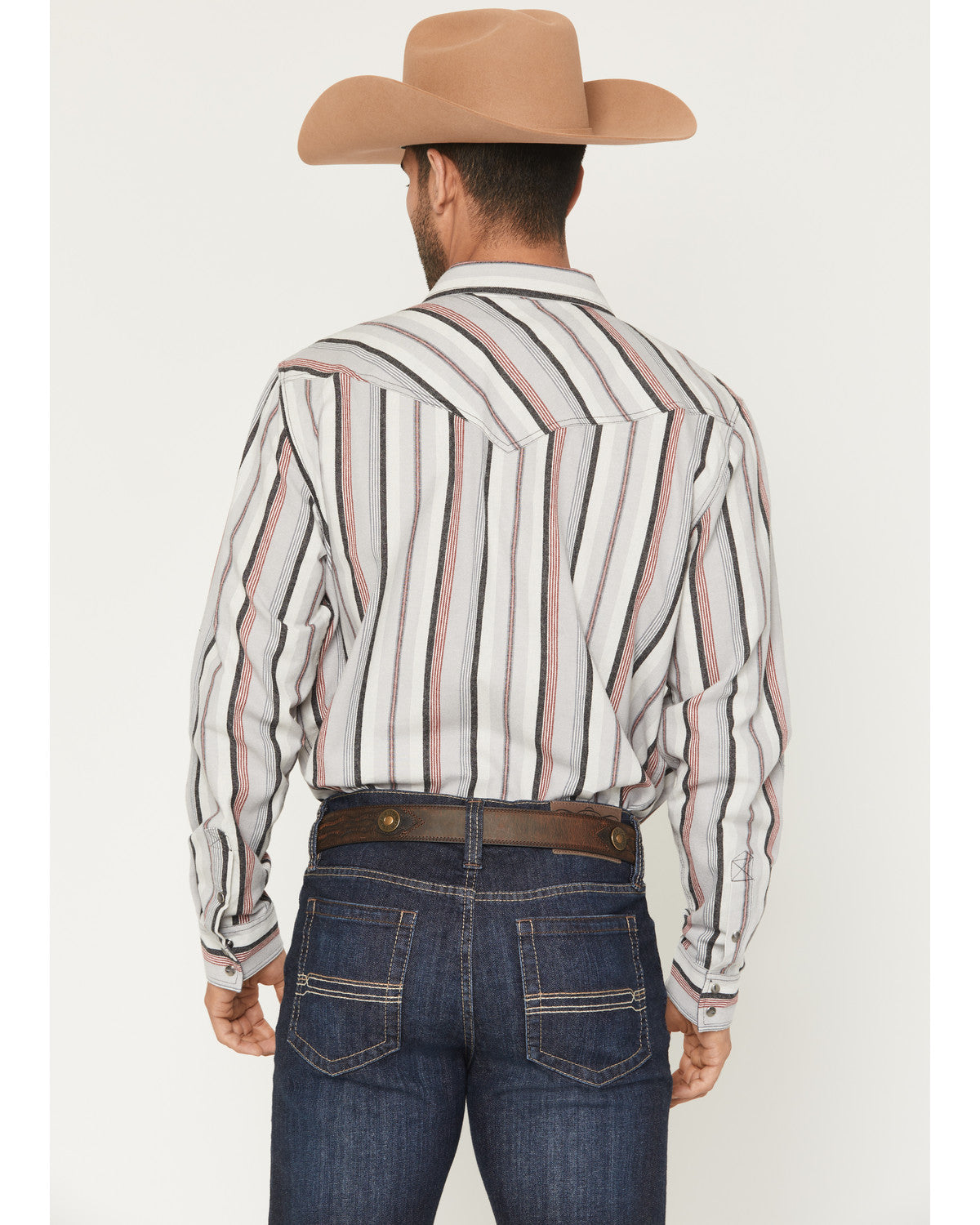Men's Saddle Ridge Striped Print Long Sleeve Snap Western S | Cody James Clothing|Sale