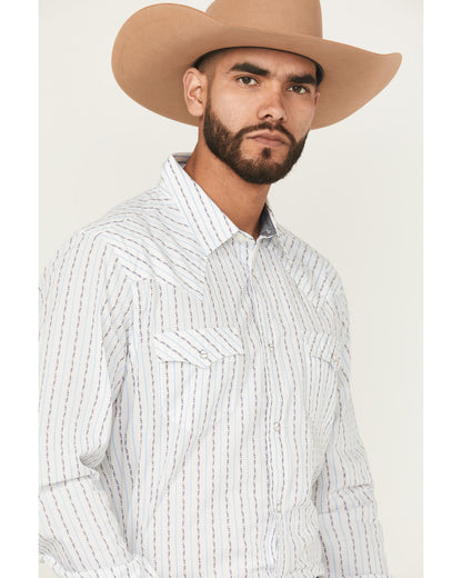 Men's Wild West Striped Long Sleeve Snap Western Shirt | Cody James Clothing