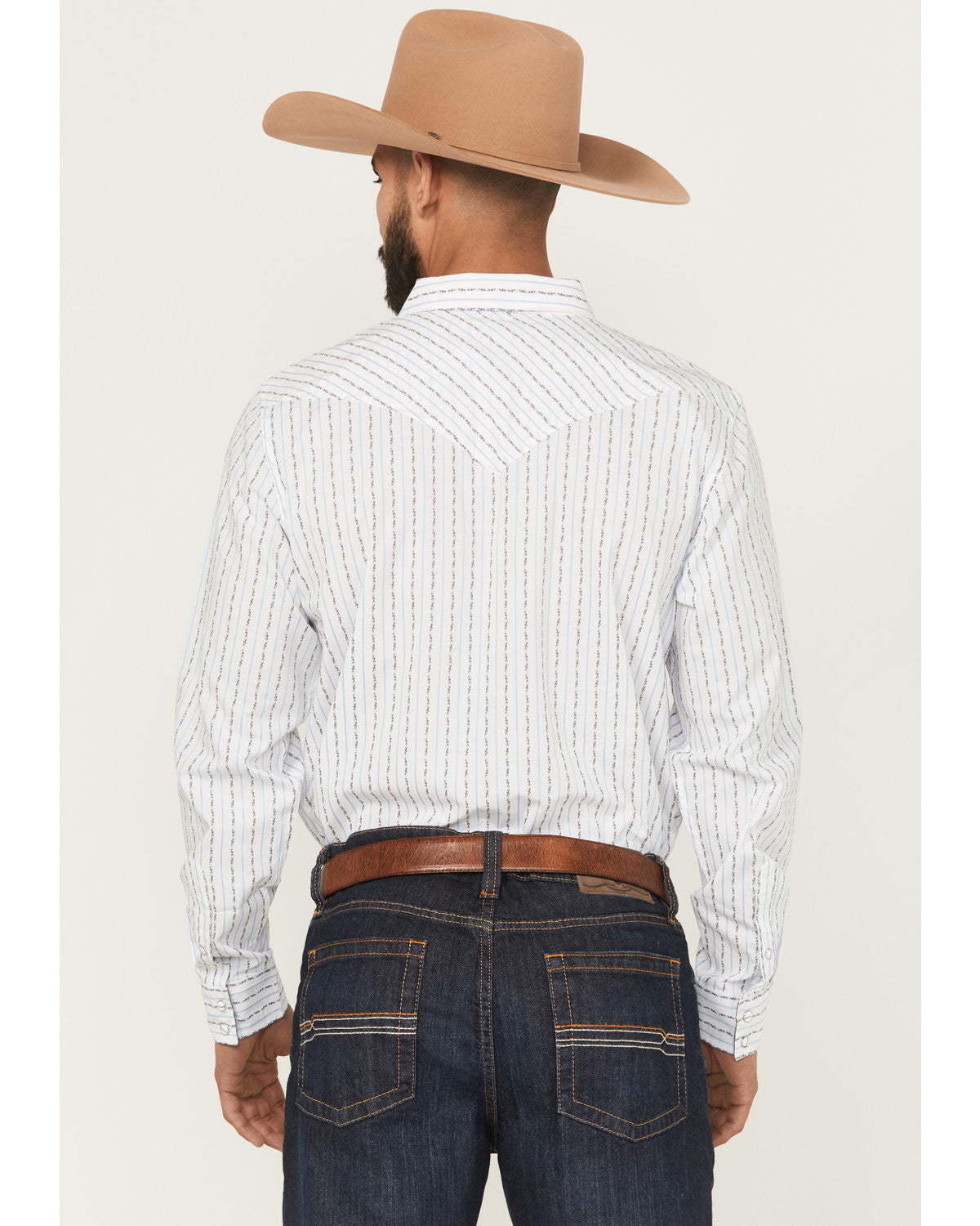 Men's Wild West Striped Long Sleeve Snap Western Shirt | Cody James Clothing