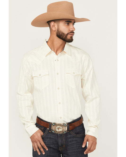 Men's Rustic Range Tonal Striped Long Sleeve Snap Western S | Cody James Clothing|Sale