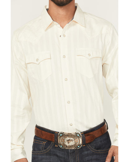 Men's Rustic Range Tonal Striped Long Sleeve Snap Western S | Cody James Clothing|Sale