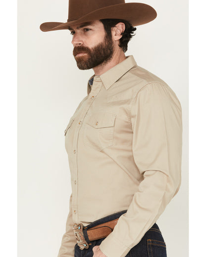 Men's Threadstone Solid Long Sleeve Snap Western Shirt | Cody James Clothing