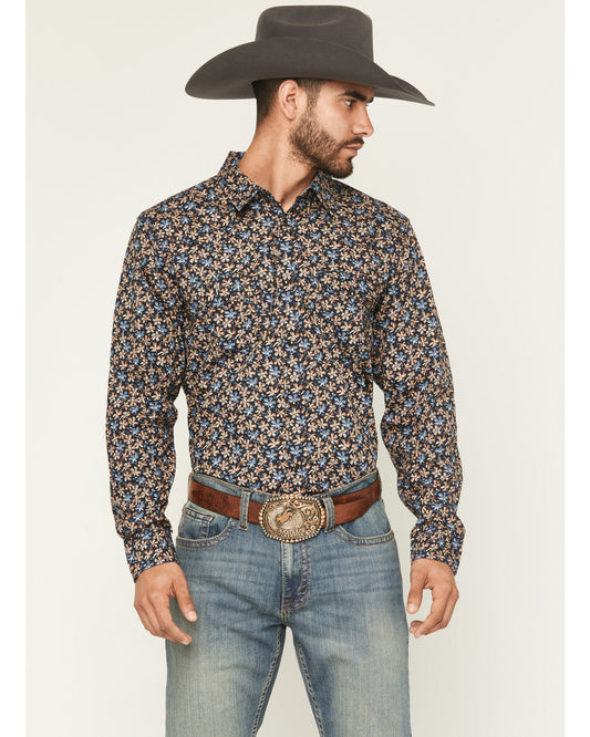 Men's Howdy Haven Floral Print Long Sleeve Snap Western Shi | Cody James Clothing