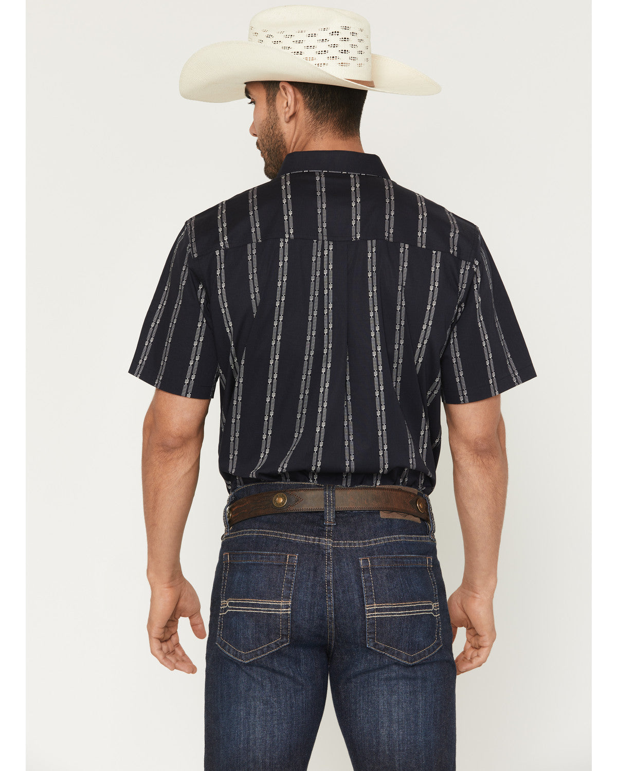Men's Colorado Ridge Striped Short Sleeve Button-Down Stret | Cody James Clothing