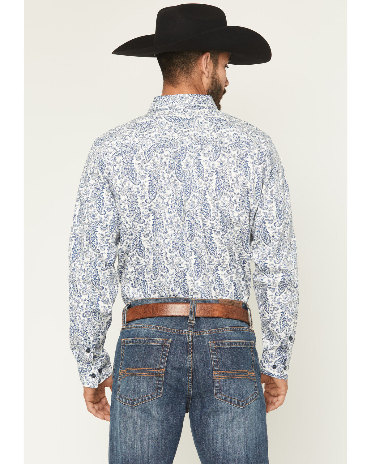 Men's Dagget 2.0 Paisley Print Long Sleeve Button-Down Stre | Cody James Clothing