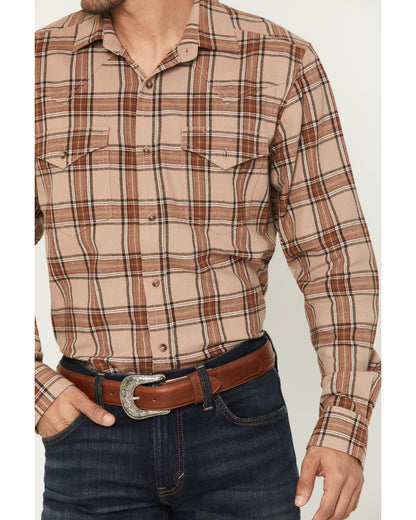 Black 1978® Men's Brenden Plaid Print Long Sleeve Button-Do | Cody James Clothing|Sale