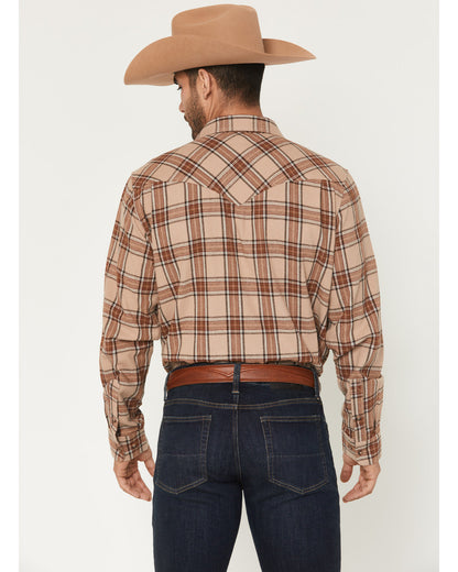 Black 1978® Men's Brenden Plaid Print Long Sleeve Button-Do | Cody James Clothing|Sale