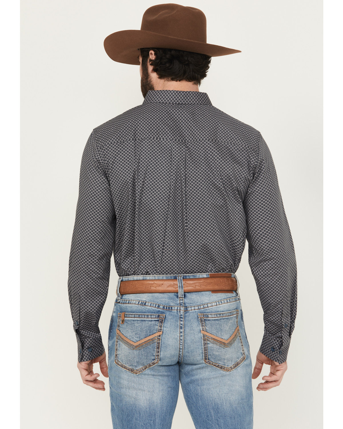 Men's San Juan Geo Print Long Sleeve Button-Down Stretch We | Cody James Clothing|Boys