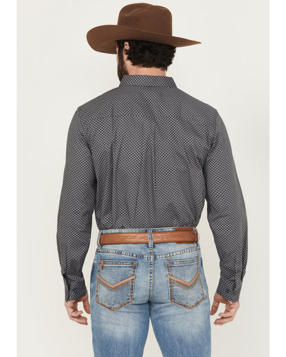 Men's San Juan Geo Print Long Sleeve Button-Down Stretch We | Cody James Clothing|Boys