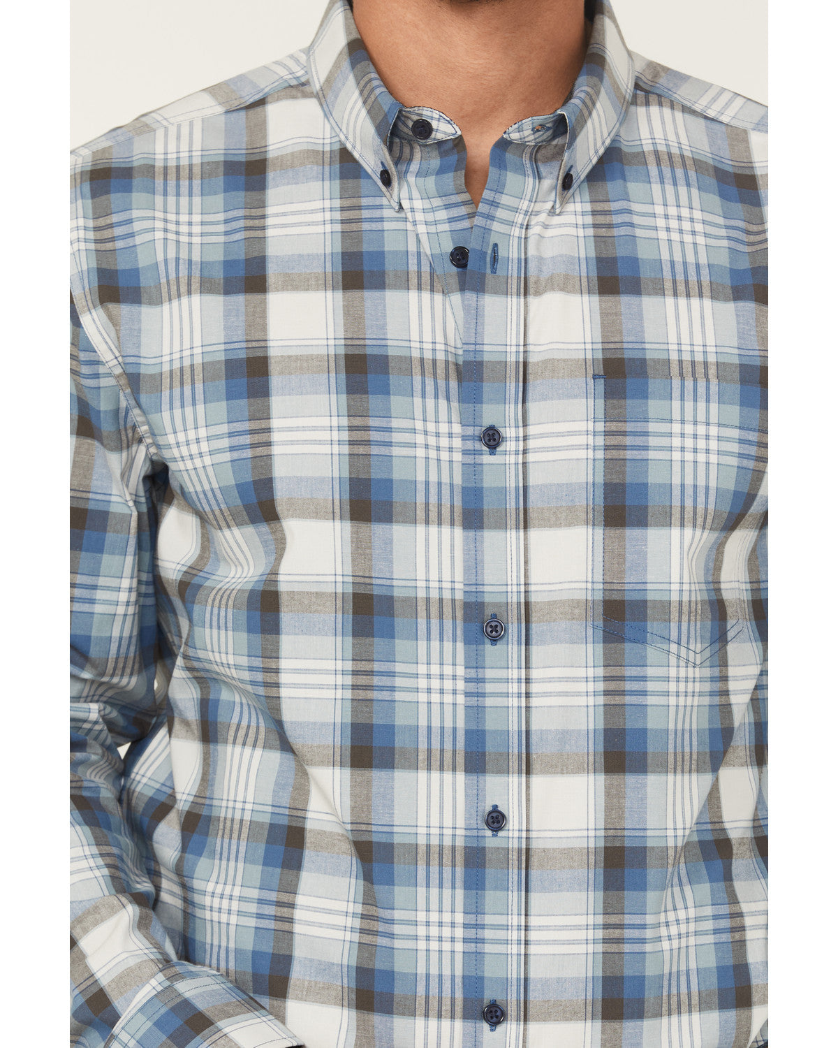 Men's Howdy Duty Plaid Print Long Sleeve Button-Down Wester | Cody James Clothing