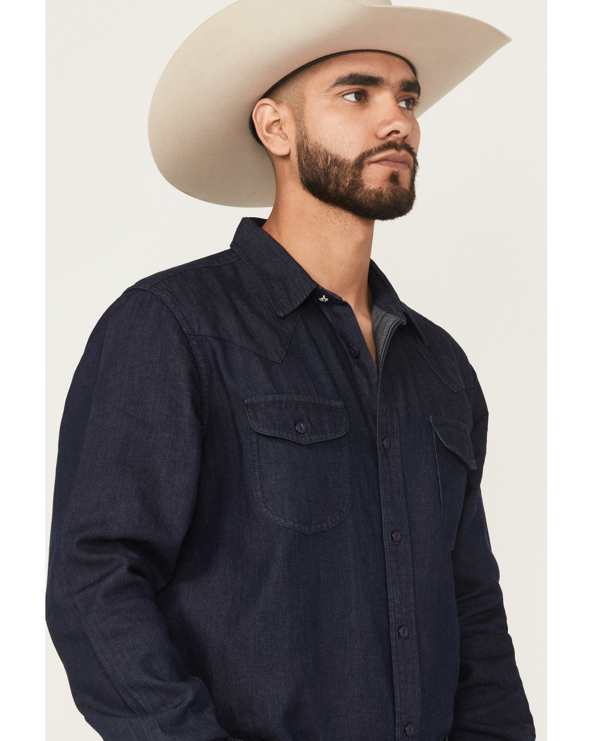 Black 1978® Men's Mamba Dark Wash Denim Long Sleeve Button- | Cody James Clothing|Sale