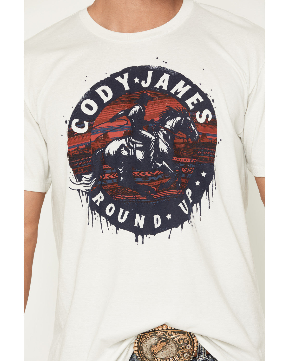 Men's Round Up Short Sleeve Graphic T-Shirt | Cody James Clothing|Boys|Sale