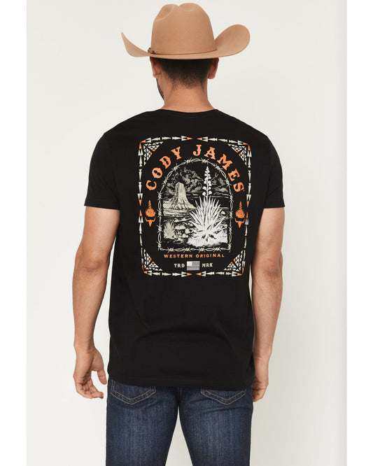 Men's Agave Desert Short Sleeve Graphic T-Shirt | Cody James Clothing|Sale
