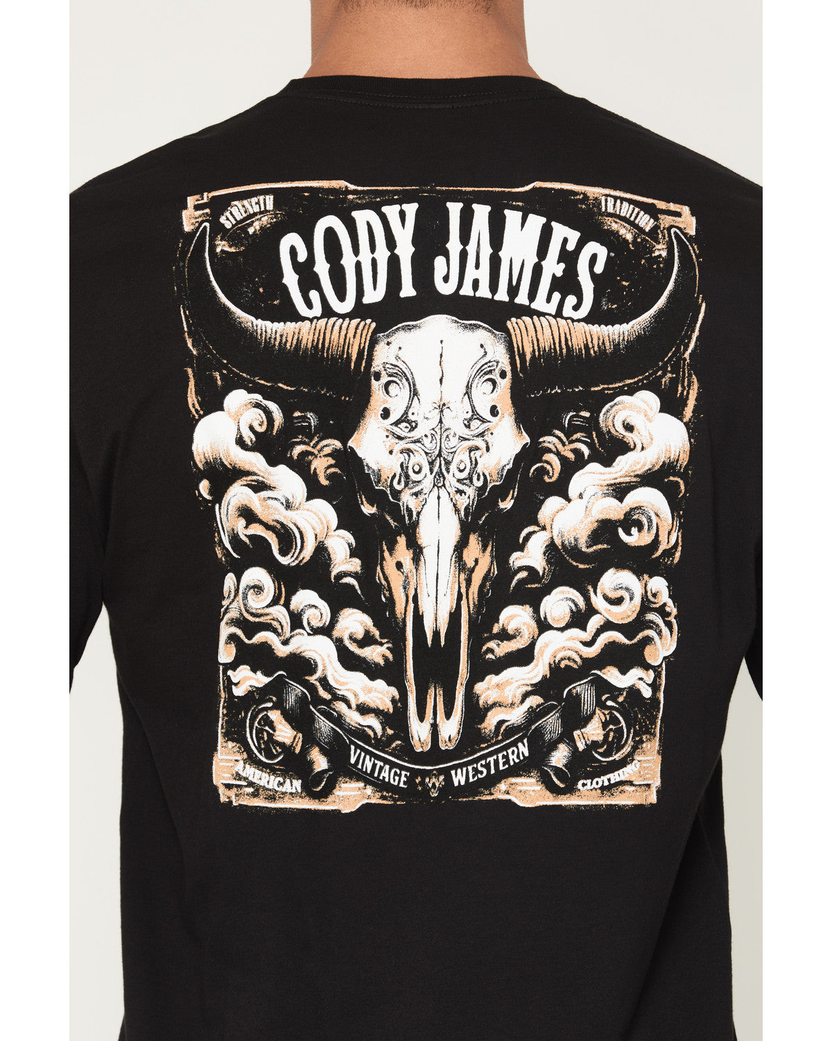 Men's Steerhead Long Sleeve Graphic T-Shirt | Cody James Clothing|Sale
