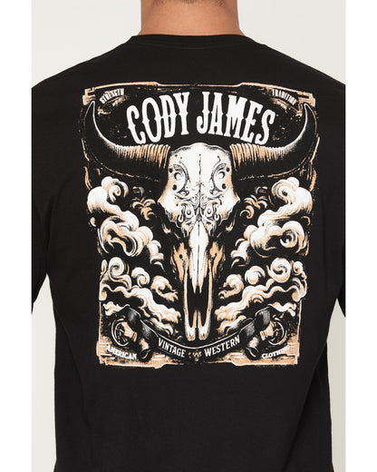 Men's Steerhead Long Sleeve Graphic T-Shirt | Cody James Clothing|Sale