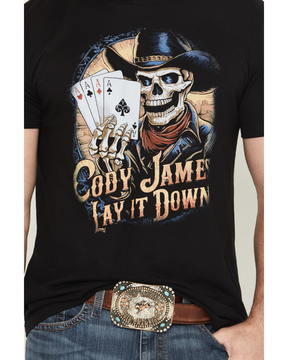 Men's Lay It Down Short Sleeve Graphic T-Shirt | Cody James Clothing