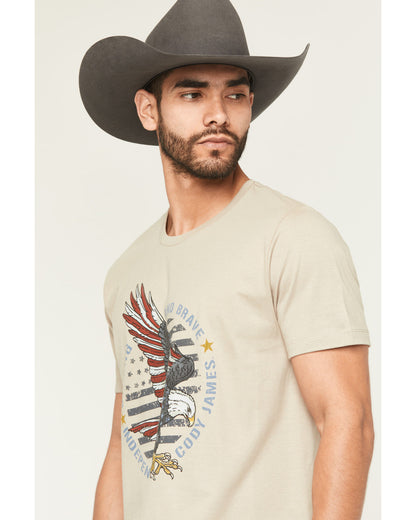 Men's Strong And Brave Short Sleeve Graphic T-Shirt | Cody James Clothing|Boys|Sale