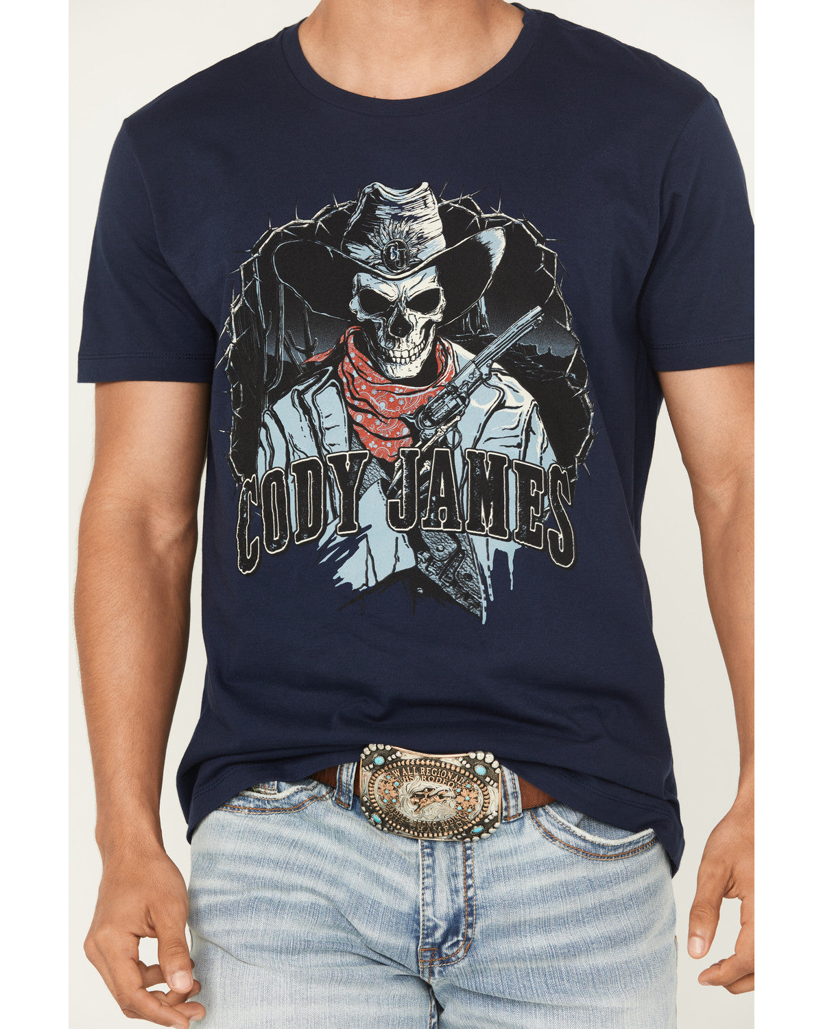 Men's Posse Gunslinger Short Sleeve Graphic T-Shirt | Cody James Clothing|Sale