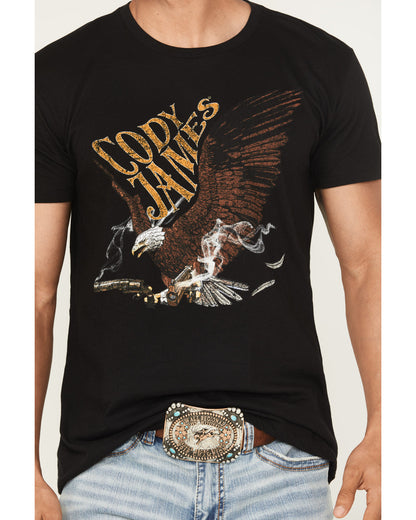 Men's Guns Blazin Short Sleeve Graphic T-Shirt | Cody James Clothing