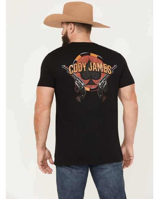 Men's Poker Chip Short Sleeve Graphic T-Shirt | Cody James Clothing|Sale