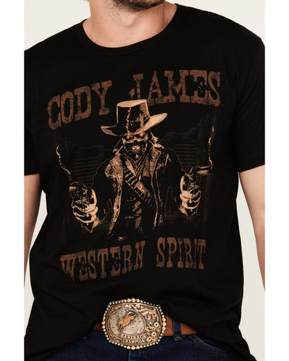 Men's Ghost Gunslinger Short Sleeve Graphic T-Shirt | Cody James Clothing|Sale