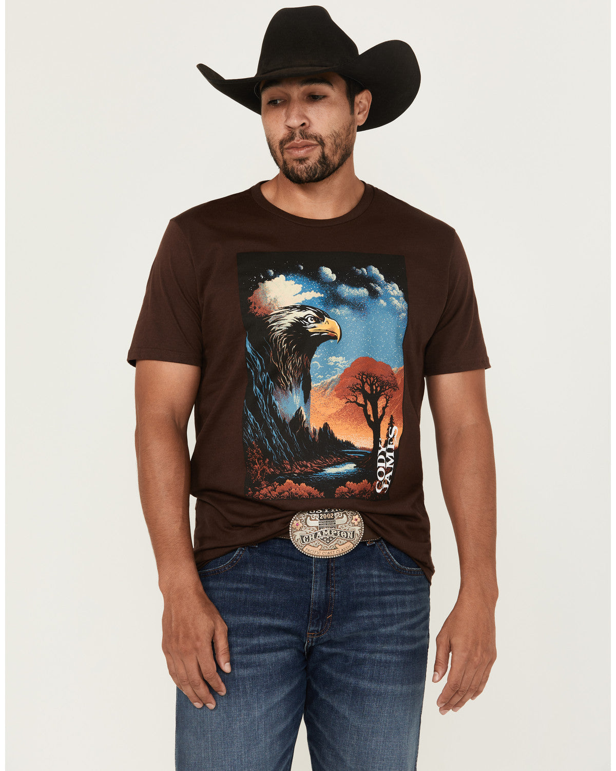 Men's Lookout Eagle Short Sleeve Graphic T-Shirt | Cody James Clothing|Sale