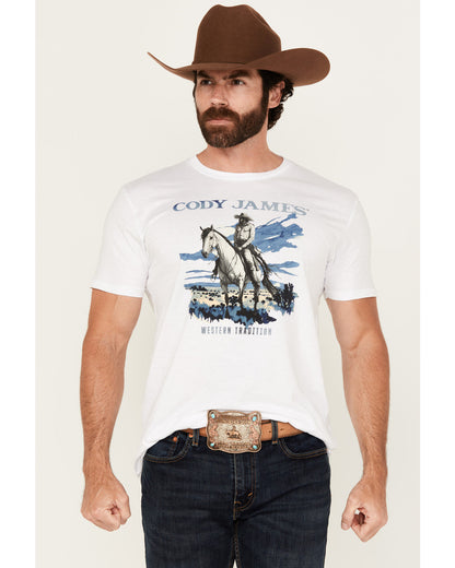 Men's Western Tradition Cowboy Short Sleeve Graphic T-Shirt | Cody James Clothing|Sale