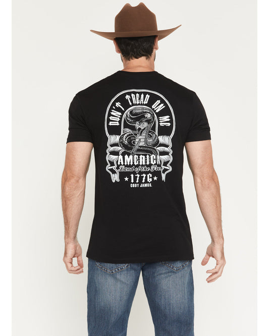 Men's Don't Tread On Me Short Sleeve Graphic T-Shirt | Cody James Clothing|Sale