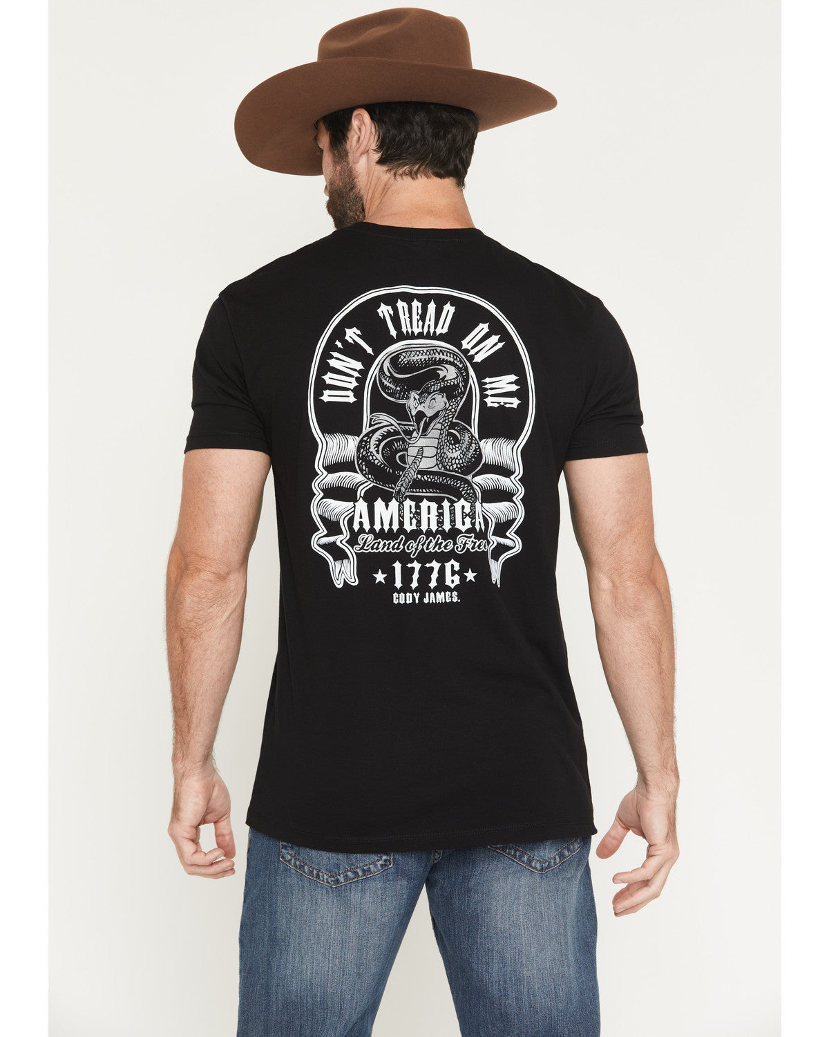 Men's Don't Tread On Me Short Sleeve Graphic T-Shirt | Cody James Clothing|Sale