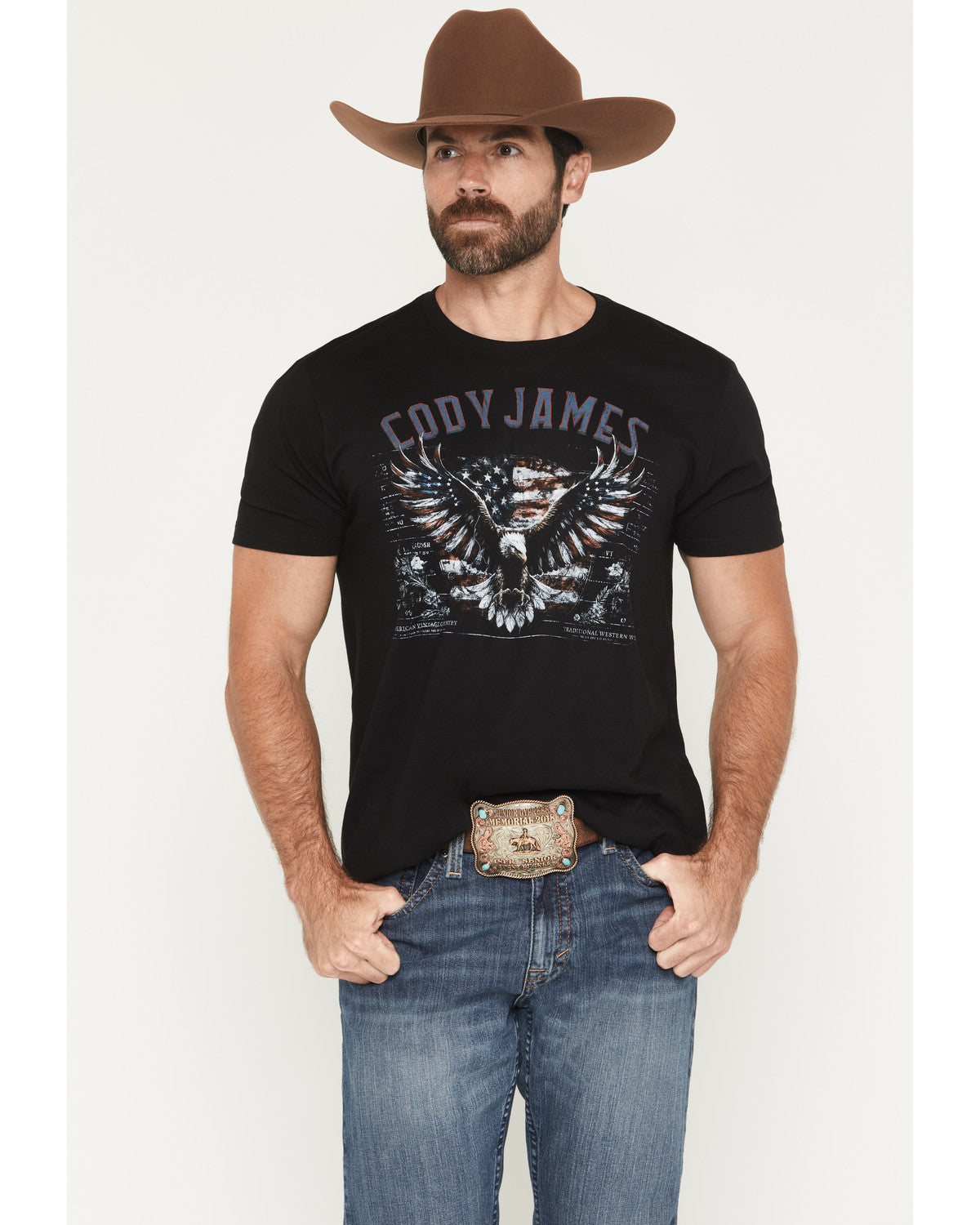 Men's Eagle Patriotic Short Sleeve Graphic T-Shirt | Cody James Clothing