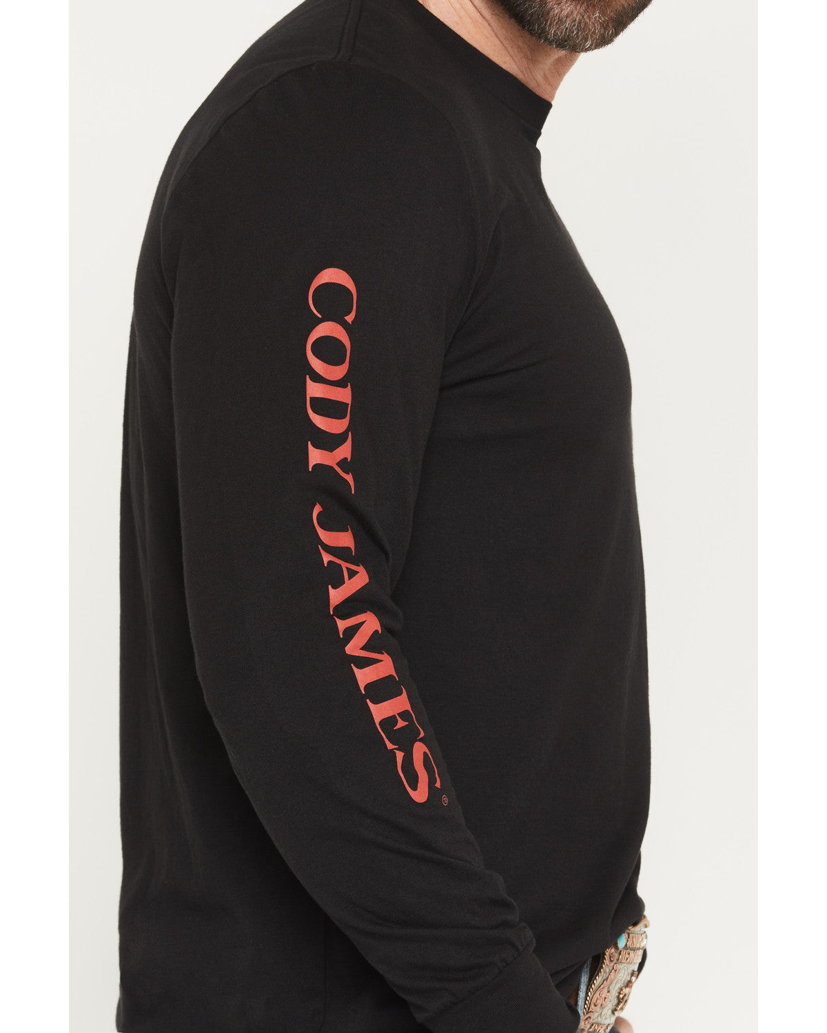 Men's Americana Logo Long Sleeve Graphic T-Shirt | Cody James Clothing