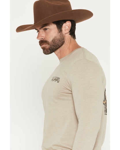 Men's Cowboy Sunset Long Sleeve Graphic T-Shirt | Cody James Clothing