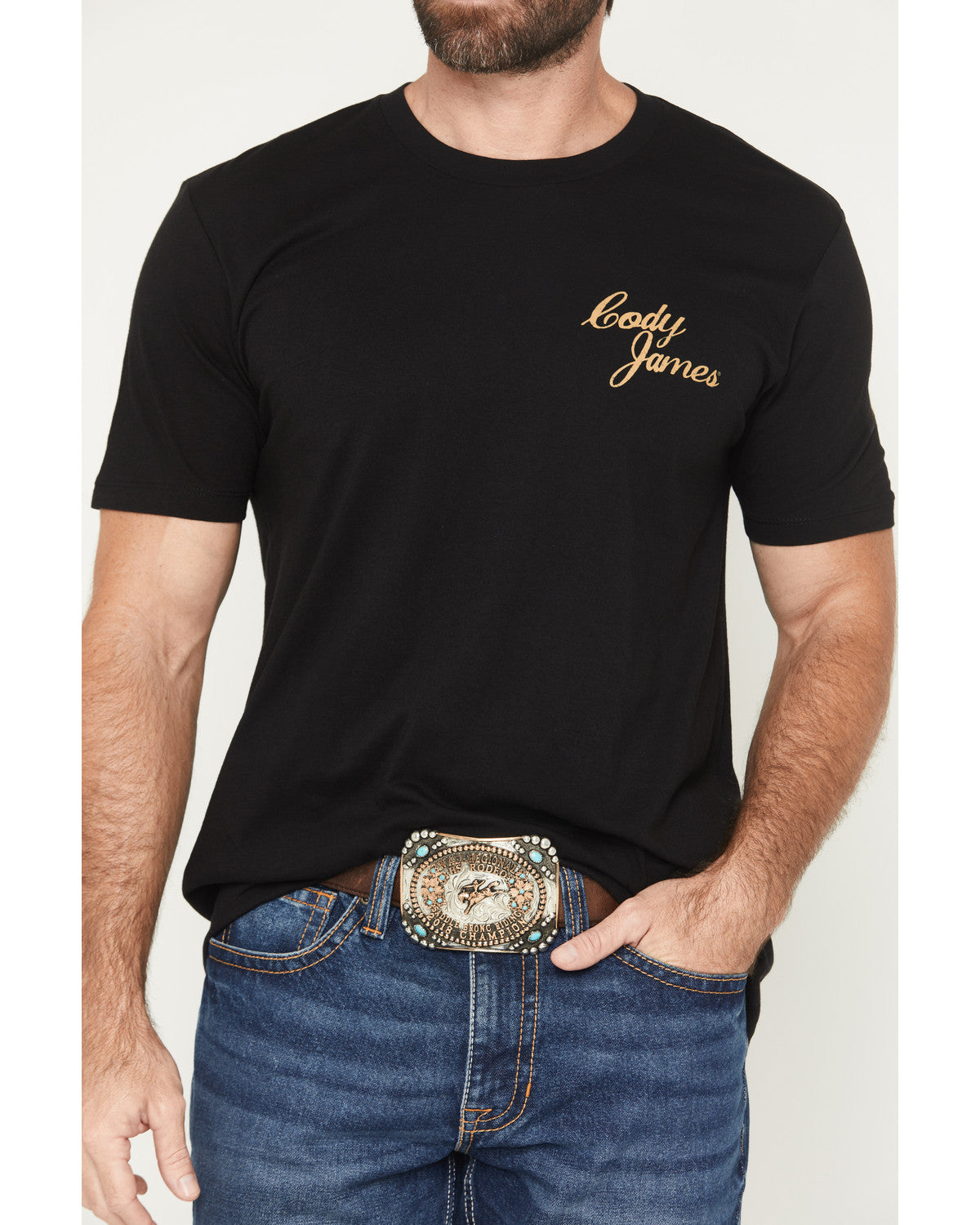 Men's Shooting Hand Short Sleeve Graphic T-Shirt | Cody James Clothing|Sale