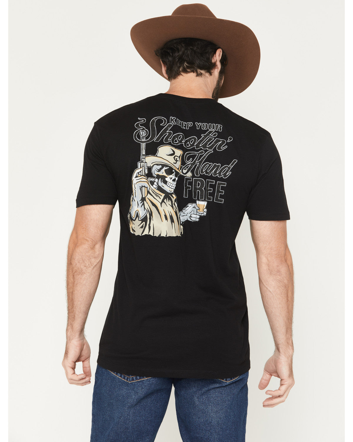 Men's Shooting Hand Short Sleeve Graphic T-Shirt | Cody James Clothing|Sale