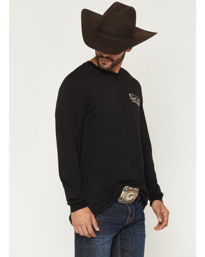 Men's Whiskey Verbiage Long Sleeve Graphic T-Shirt | Cody James Clothing