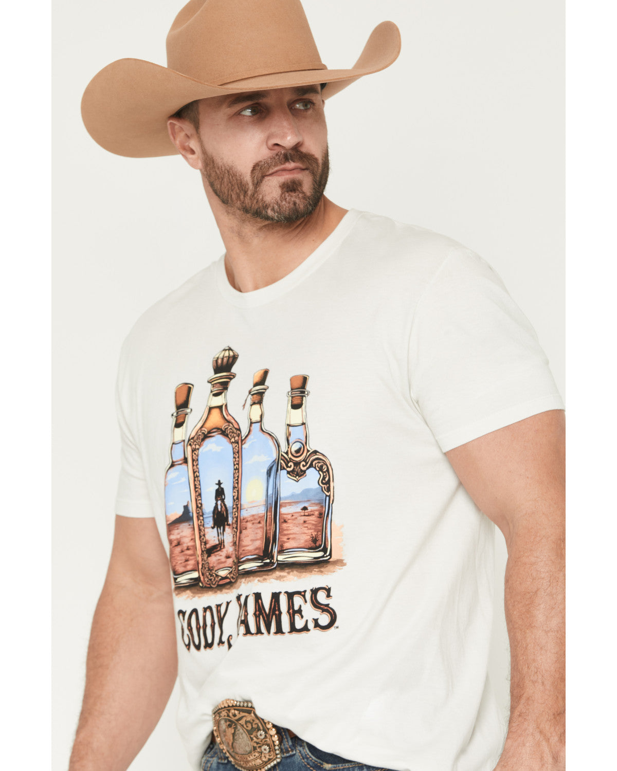 Men's Tequila Bottles Short Sleeve Graphic T-Shirt | Cody James Clothing