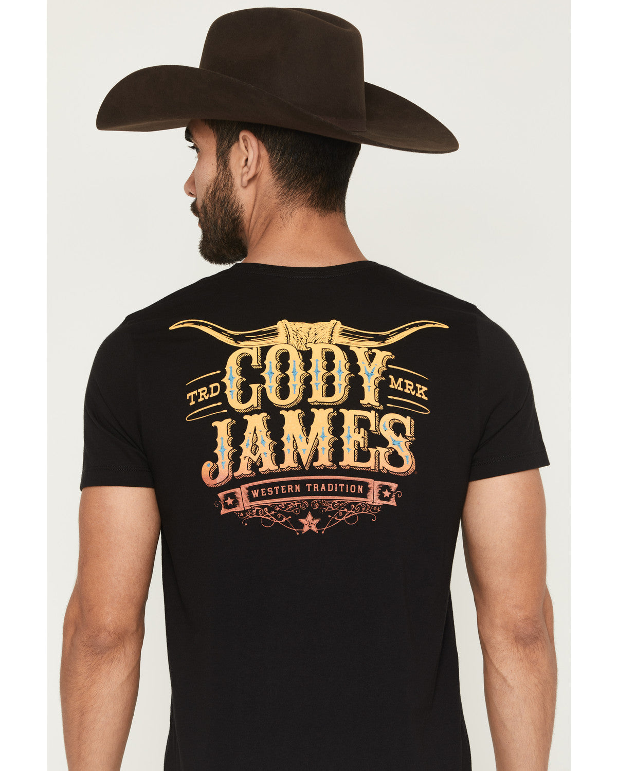 Men's Steer Head Logo Short Sleeve Graphic T-Shirt | Cody James Clothing