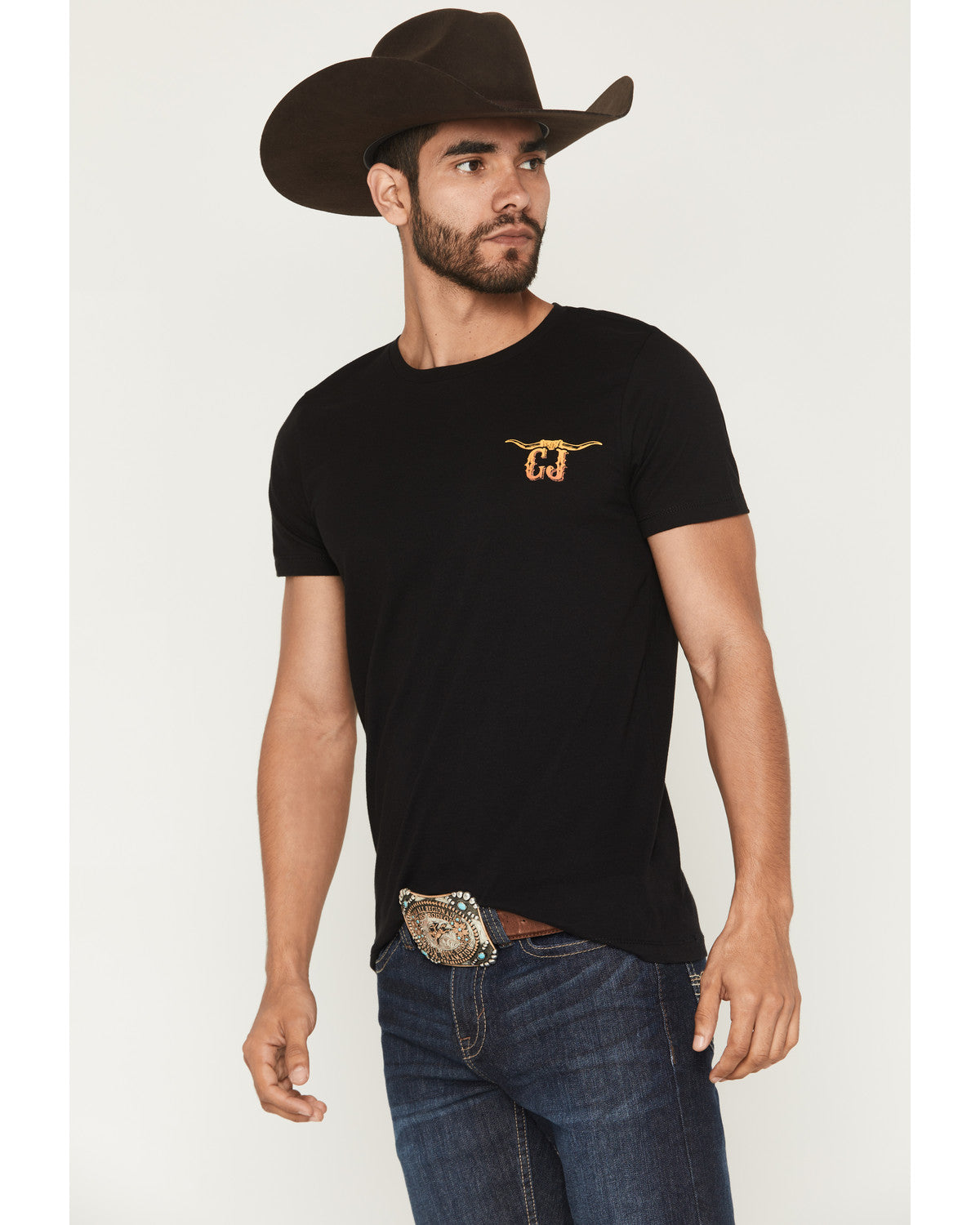 Men's Steer Head Logo Short Sleeve Graphic T-Shirt | Cody James Clothing