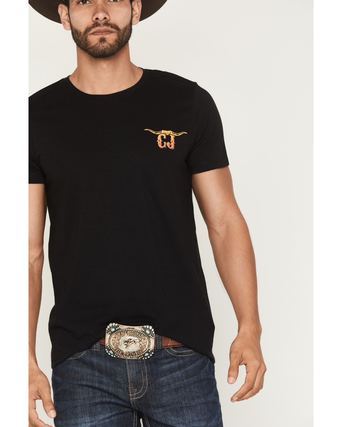 Men's Steer Head Logo Short Sleeve Graphic T-Shirt | Cody James Clothing