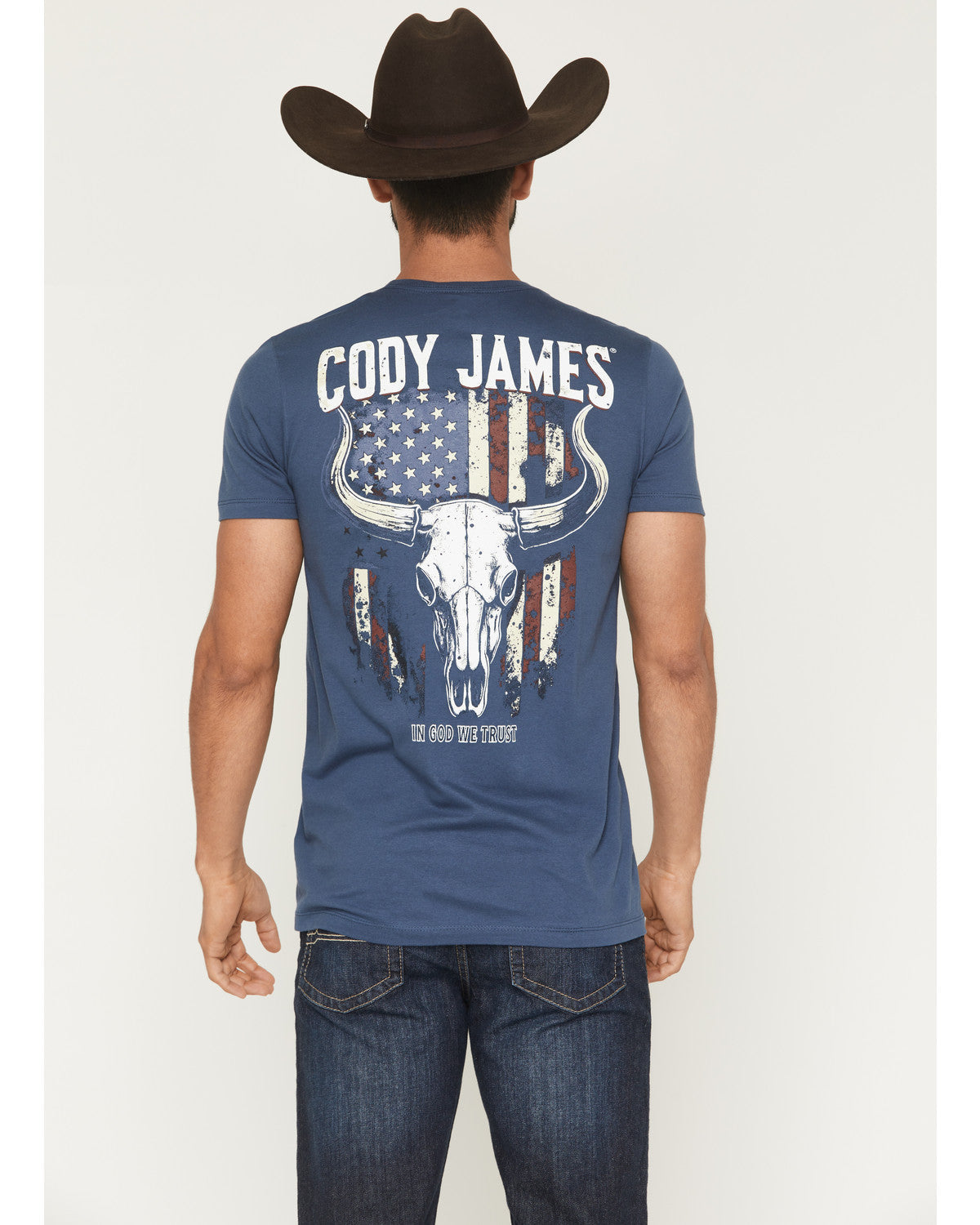 Men's American Steerhead Short Sleeve Graphic T-Shirt | Cody James Clothing