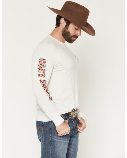 Men's Southwestern Logo Long Sleeve Graphic T-Shirt | Cody James Clothing