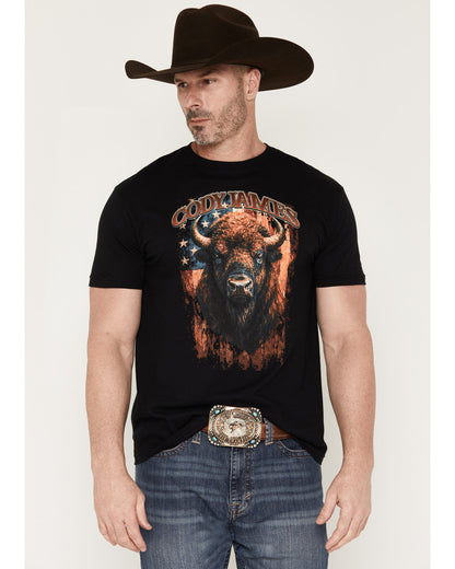 Men's Americana Bull Short Sleeve Graphic T-Shirt | Cody James Clothing